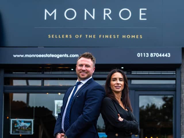 Leanna Corban and Jordan Yorath founded Monroe Estate Agents in 2020. Photo: James Hardisty.