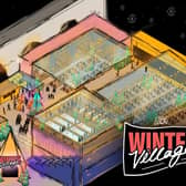 Chow Down's Winter Village is set to be perfect for this Christmas. Illustration provided by Chow Down.