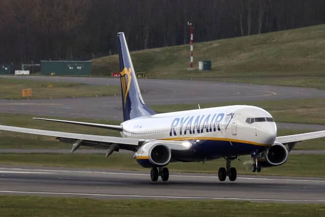 Ryanair have unveiled the new route in hopes of encouraging hesitant passengers back onboard as the airline industry seeks to return to pre-pandemic levels. Picture: Steve Parsons.