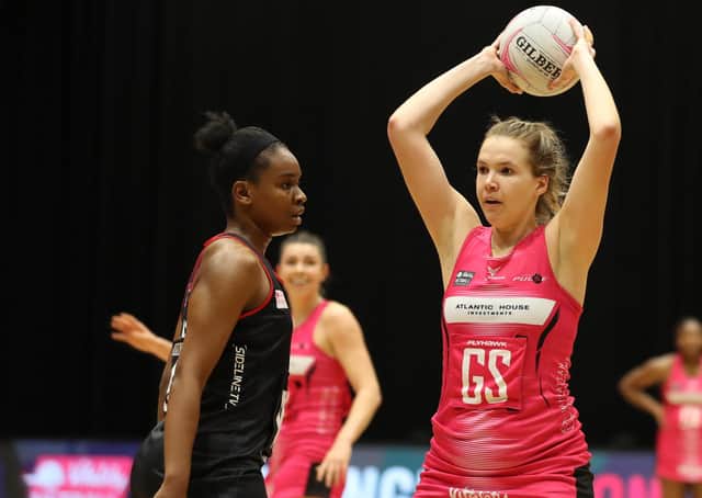 LEEDS BOUND: Leeds Rhinos Netball's new signing Sigi Burger in action for London Pulse. Picture: Morgan Harlow/Getty Images.
