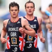 The Brownlee brothers compete at the Leeds triathlon in 2017 (Picture: Tony Johnson)