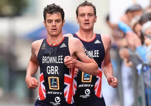 The Brownlee brothers compete at the Leeds triathlon in 2017 (Picture: Tony Johnson)