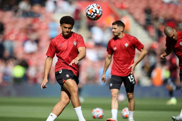 Southampton striker Che Adams will be missing against Leeds United this weekend. Pic: Getty