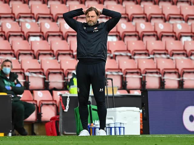 STYLE CLASH - Southampton boss Ralph Hasenhuttl expects mistakes aplenty when Leeds United visit St Mary's on Saturday. Pic: Getty
