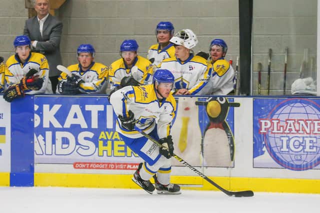 MISSING IN ACTION: Defenceman Ben Solder will not play for Leeds Knights this weekend after being called back up to the Elite League by parent club Manchester Storm

Picture: Andy Bourke/ Podium Prints