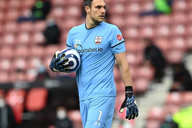 Southampton goalkeeper Alex McCarthy at St Mary's. Pic: Getty