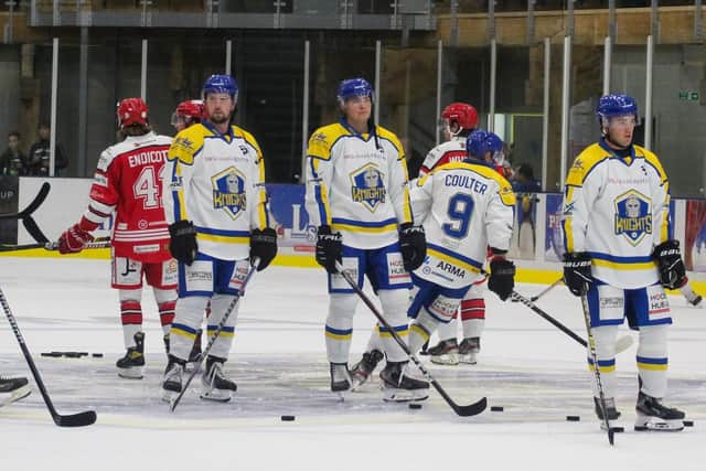 POTENTIAL: Leeds Knights captain Sam Zajac believes the team is full of potential to win something this season. 

Picture courtesy of Kat Medcroft/Swindon Wildcats