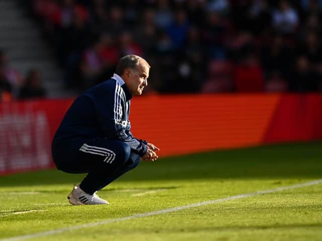 SEEKING SOLUTIONS - Marcelo Bielsa refuses to make an excuse of Leeds United's current injury crisis and answers have to come from within after dismal Southampton showing. Pic: Getty