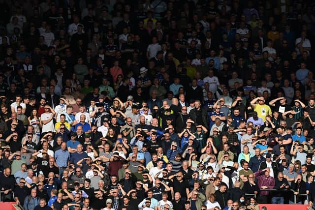 DAY OUT - Three thousand Leeds United supporters made the long trip to Southampton determined to enjoy themselves despite the awful performance and 1-0 defeat. Pic: Getty
