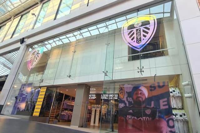 The new Leeds United store.