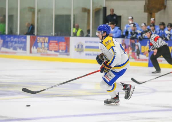 Leeds Knights's Brandon Whistle scored twice in the 5-3 win at Peterborough Phantoms Picture: Andy Bourke/Podium Prints