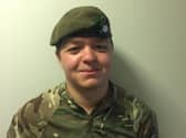 Pte Jethro Watson-Pickering. PIC: Yorkshire Regiment/PA Wire