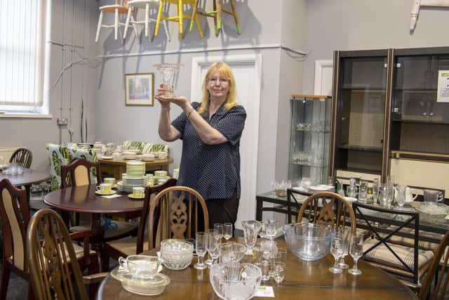 Gina Morrison, general manager at Emmaus Leeds Secondhand Superstore, St Mary's Street, Lincoln Green, Leeds. Picture Tony Johnson
