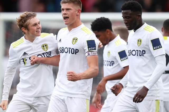 YOUNG LEADER - Charlie Cresswell has captained Leeds United's Under 23s and made his mark on the first team already, aged just 19. Pic: Getty