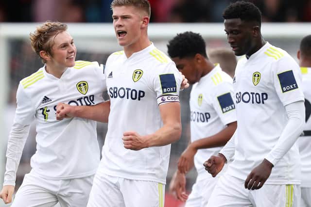 YOUNG LEADER - Charlie Cresswell has captained Leeds United's Under 23s and made his mark on the first team already, aged just 19. Pic: Getty