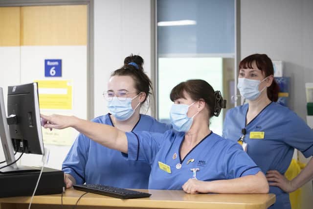 The health service in England has launched its annual recruitment drive after experiencing one of its busiest ever summers. PIC: PA