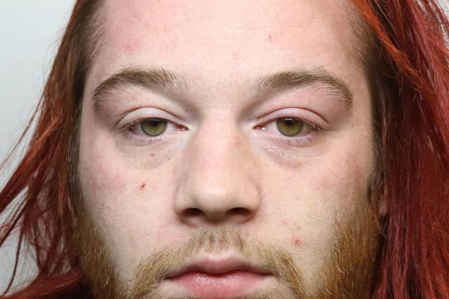 Ryan Townend left his father with permanent injuries after gouging his eye in a drunken attack. He was jailed for 33 months at Leeds Crown Court.