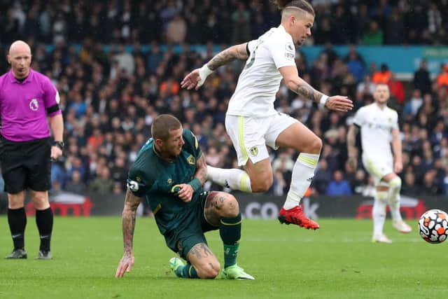TOO SOON - Marcelo Bielsa says Kalvin Phillips has returned to training but it is still too soon to count on him for Leeds United's game against Wolves. Pic: Getty
