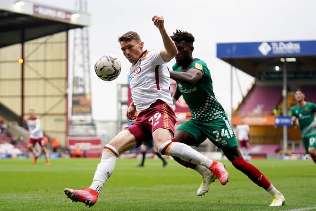Bradford City's Caolan Lavery: Set to continue comeback from the bench.