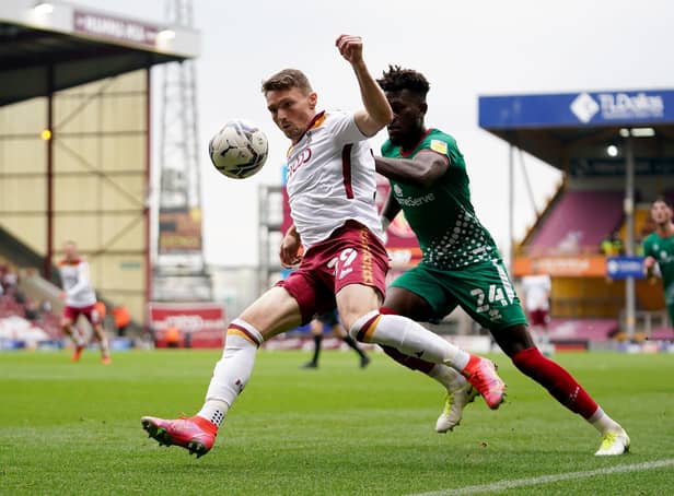 Bradford City's Caolan Lavery: Set to continue comeback from the bench.