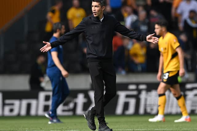 NEW INJURY BLOW: For Wolves boss Bruno Lage, above, ahead of Saturday's Premier League clash against Leeds United at Elland Road. Photo by Shaun Botterill/Getty Images.