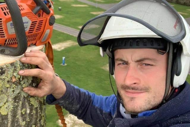 Joe Hinchliffe, 28, has been running his business 'Branching Out' from his hometown of Whitby in North Yorkshire for the past six years.
Pic: Joe Hinchliffe