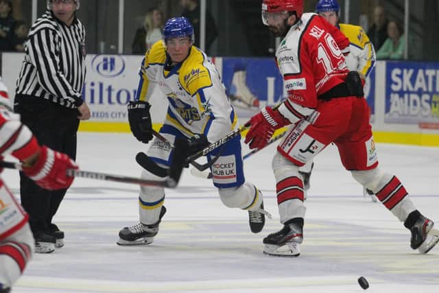 OUT OF ACTION: Leeds Knights forward, Cole Shudra

Picture courtesy of Kat Medcroft/Swindon Wildcats
