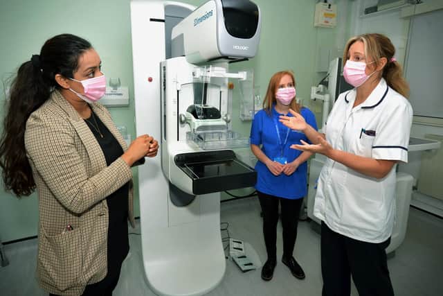 One in eight women across the UK suffer from breast cancer with early diagnosis key. Picture: Jonathan Gawthorpe.
