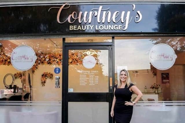 Joanne Foley outside Courtney's Beauty Lounge
Pic: Joanne Foley