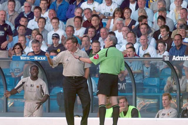 FRUSTRATION: For Wolves boss Glenn Hoddle, left, at Elland Road back in August 2005. Picture by Dan Oxtoby.