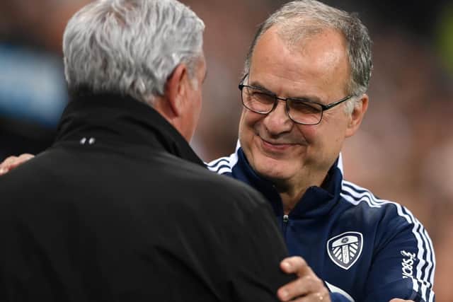 Leeds United head coach Marcelo Bielsa has earned the admiration of several Premier League managers. Pic: Stu Forster