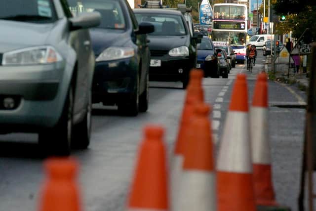 An image of roadworks for illustrative purposes