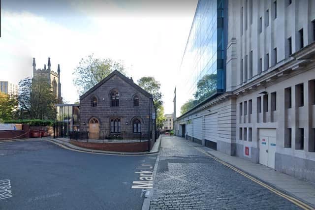 The alleged rape took place in Mark Lane, in Leeds city centre, on August 15, 2015.