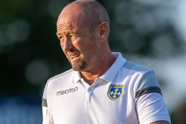 Guiseley co-manager Russ O'Neill. Picture: Bruce Rollinson/JPIMedia.