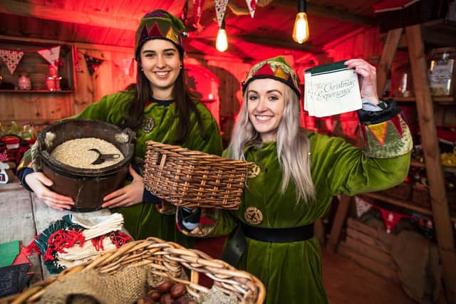 Celebrations can continue with a visit to the Elf Village or to the festive woodland walk. Picture: Lotherton: The Christmas Experience