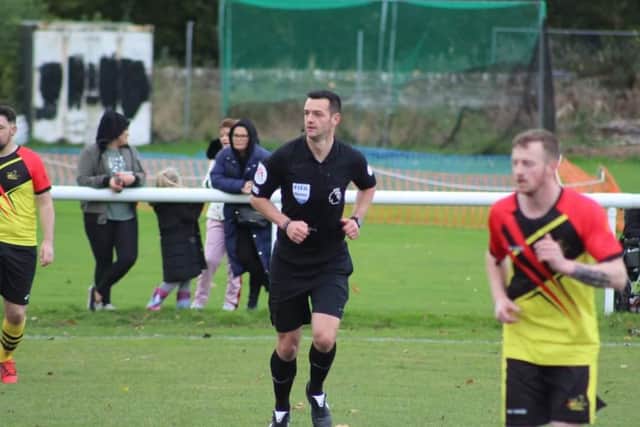 The game was refereed by Premier League referee Andrew Madley as the The Kews ran out 5-2 winners over Yorkshire Athletic.