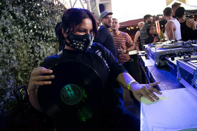 Artist and DJ Sayang. Picture: Tito Nicolau.