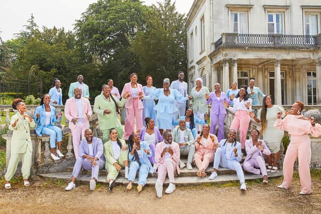 The Kingdom Choir has recorded a single for Music Declares Emergency's #SingTheChange campaign. Picture: Andrew Whitton