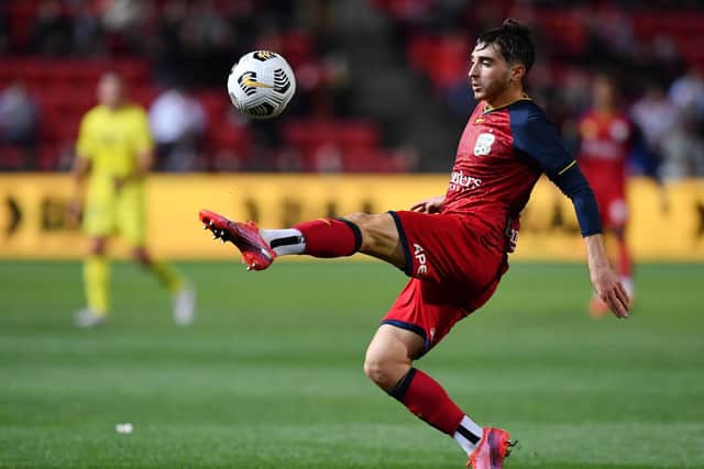 Adelaide United's Josh Cavallo. (Photo by Mark Brake/Getty Images)