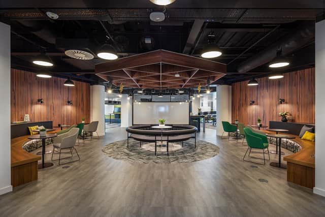 The games floor of the new Flutter Entertainment offices in Wellington Place.