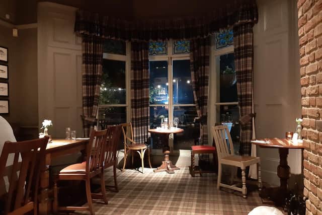 A cosy corner in The Calverley Arms.