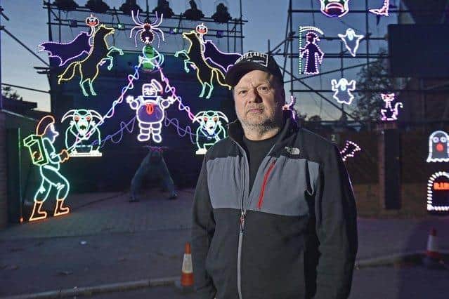 The incredible Haloween display created by mechanic Stephen Audsley is featured in one of our most popular videos this month. Picture: Steve Riding