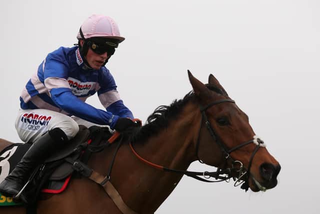 Harry Cobden has described Cyrname's electrifying jumping ahead of the Charlie Hall Chase.