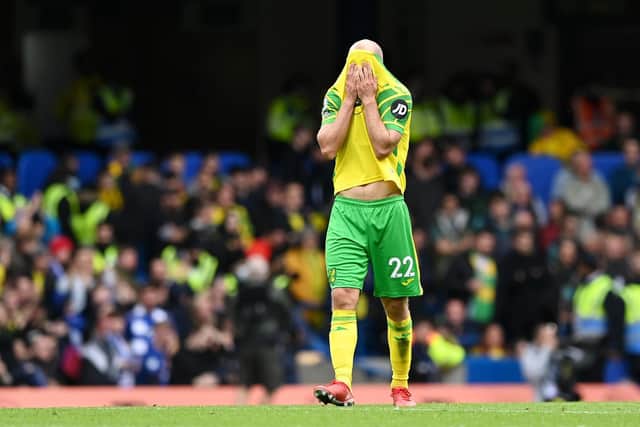 CHIEF THREAT: Norwich City striker Teemu Pukki, above, is rated by far the most dangerous Canaries player in Sunday's clash against Leeds United at Carrow Road but more misery is expected for the hosts. Photo by Shaun Botterill/Getty Images.