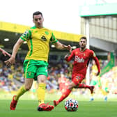 WARNING: From Norwich City's Scotland international midfielder Kenny McLean, centre, to Leeds United ahead of Sunday's clash against the Whites at Carrow Road. Photo by Stephen Pond/Getty Images.