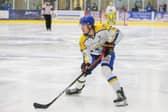 Leeds Knights Brandon Whistle fired two goals on Saturday night, but it couldn't prevent a 5-3 defeat to Raiders. Picture:Andy Bourke/Podium Prints