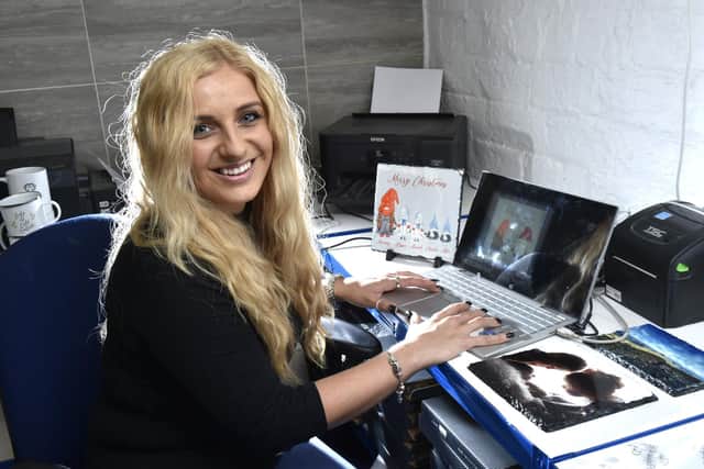 Kirsty Spikings, 31, has set up a thriving business.
Pic: Steve Riding