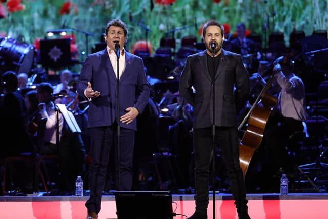 The celebrated duo are set to perform 14 live shows across the UK and Ireland this festive season. Picture: Tim P. Whitby/Getty Images.