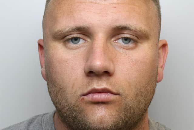 Jake Boyle was locked up for 26 months at Leeds Crown Court over a baseball attack on a man at a house in Yeadon.