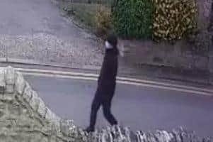 Bird caught on CCTV on the morning of the attack.